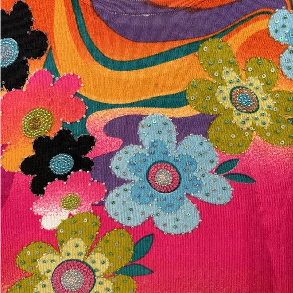 Floral Multicolor Women's Top - Picture 2 of 3